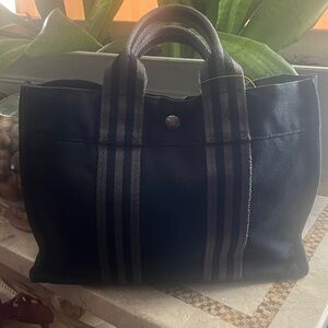 Hermes Canvas Tote Mini BB